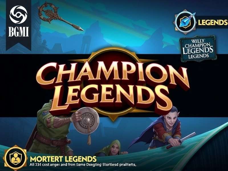 BGMI Champion Legends Official Artwork BGMI Champion Legends Game Banner